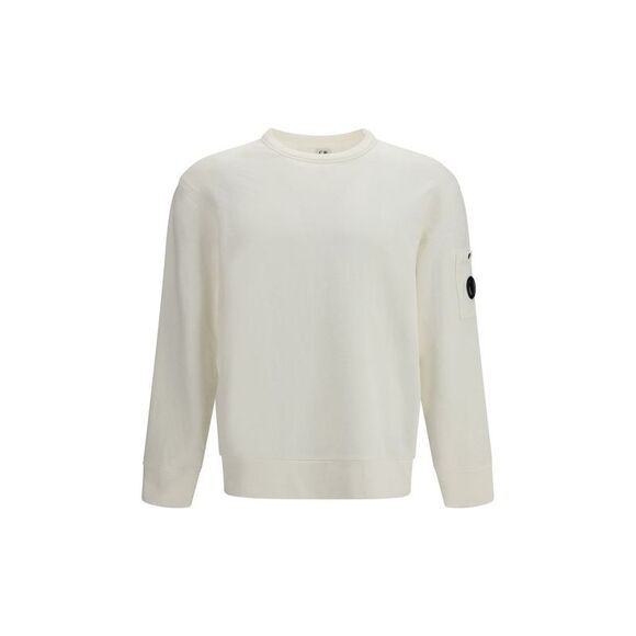 C.P. Company White Cotton Men's Sweatshirt
